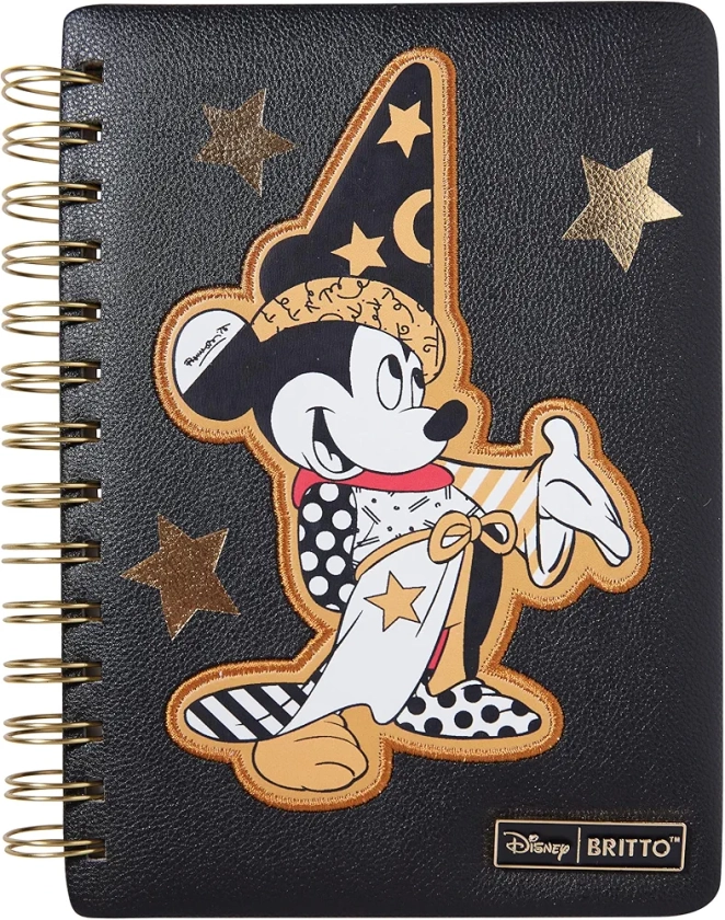 Enesco Disney Britto Midas Fantasia Sorcerer Mickey Mouse Carnet de notes Multicolore 15,2 x 20,3 cm