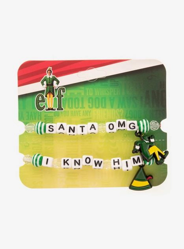 Elf Quotes Bracelet Set | Hot Topic