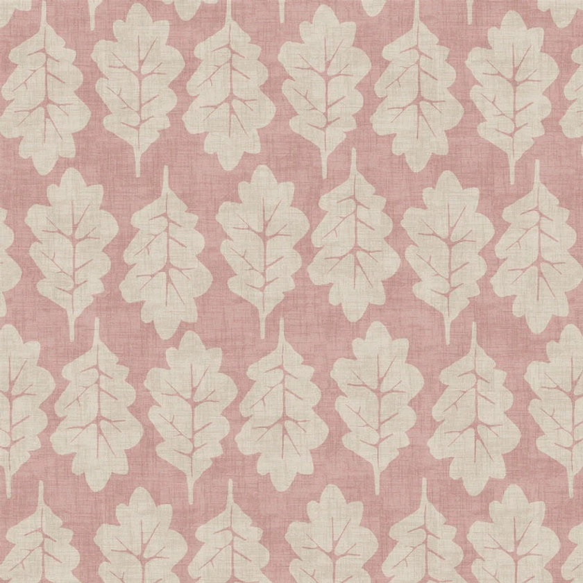 Rose Oak Leaf Fabric by iLiv | Terrys