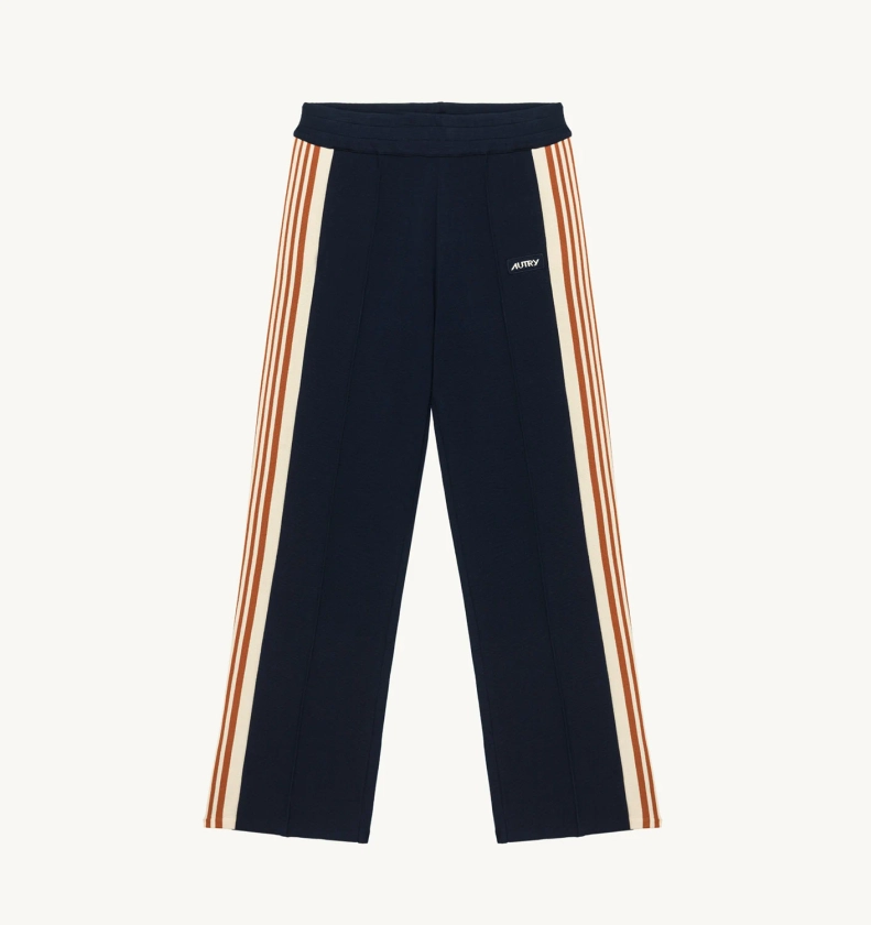 Autry PANTALON JOGGING EN VISCOSE BLEU PAPW-23KB