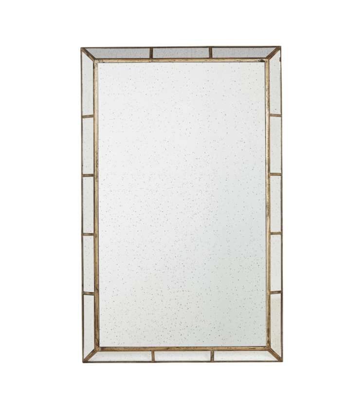 Large Versailles Glass Mirror - Antique Bronze | OKA US