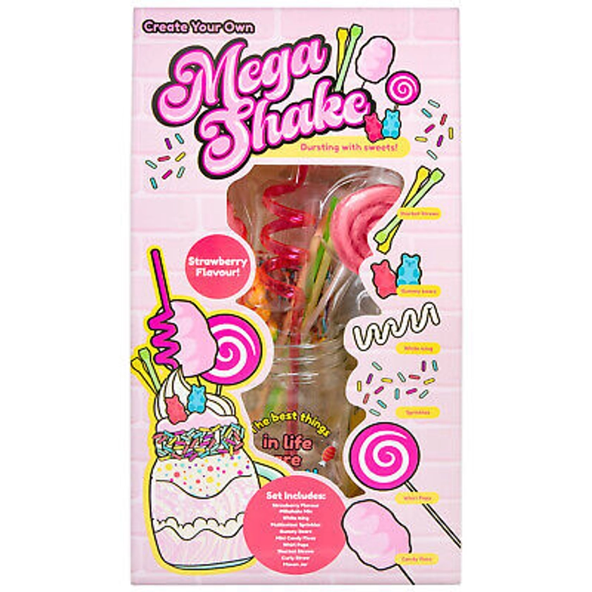 Create Your Own Mega Shake Incredible Milkshake Kids Xmas Gift Set - Strawberry