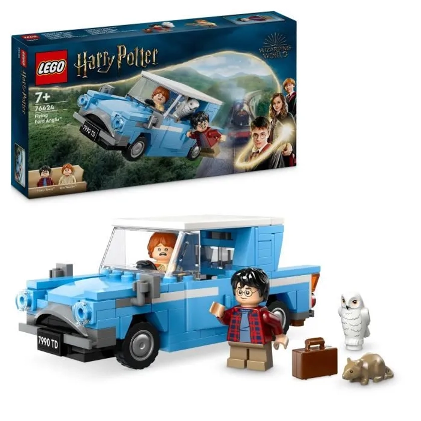 LEGO Harry Potter 76424 La Ford Anglia Volante, Jouet pour Enfants, Voiture à Construire