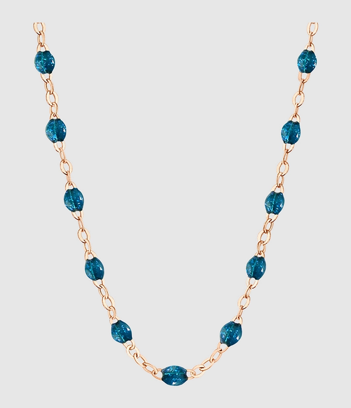 Collier Perles Résine Or 42cm - Gigi Clozeau