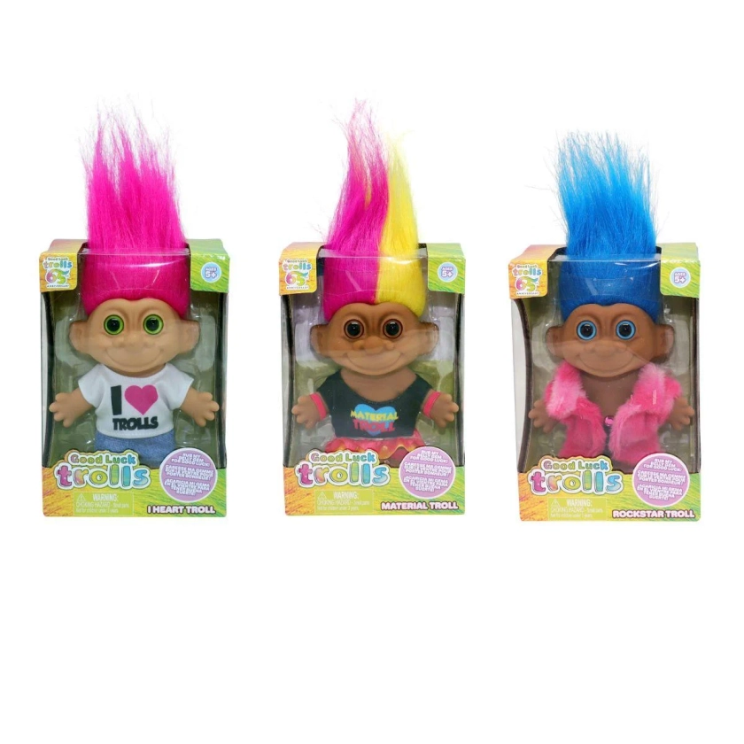 Good Luck Trolls Dolls Assortment, Styles May Vary, 1 Piece, Product Height 6.15 in.