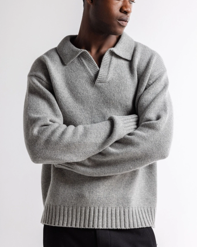 Garçon Knit Sweater Grey Marl