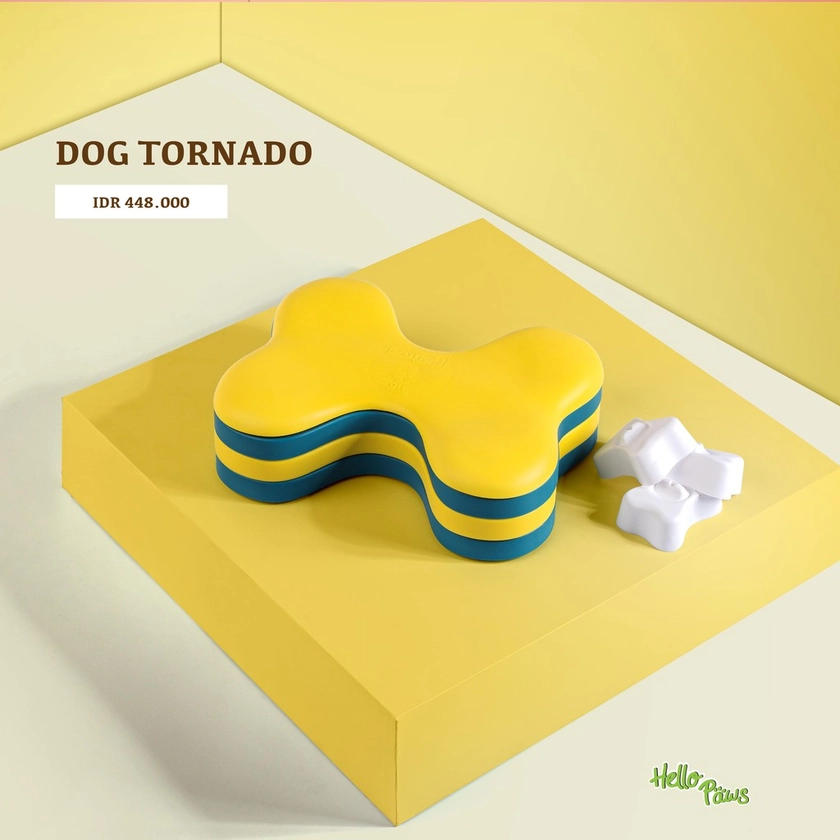 Jual Pet IQ Toys - Dog Tornado Dog Cat Interactive Puzzle Toy by Outward Hound Indonesia|Shopee Indonesia