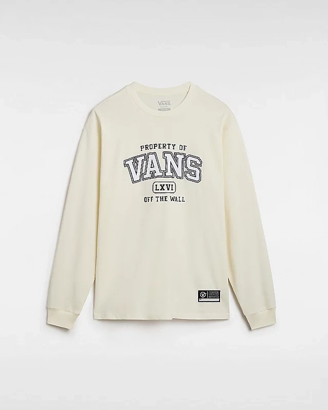 T-shirt de manga comprida Property Of | Branco | Vans