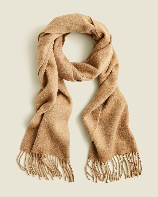 Solid cashmere scarf