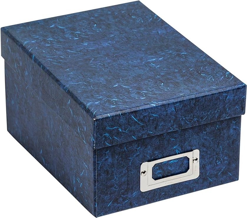 The Photo Album Company Photo Storage Box Holds 700 Photographs Blue for 4x6 Pictures ALBOX700BLUE, 10 x 15 cm