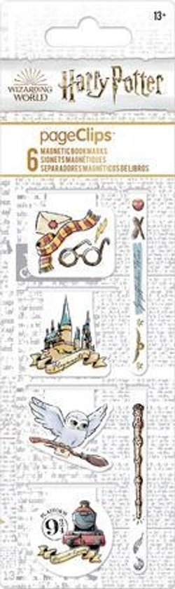 Harry Potter Magnetic Page Clips (6-Pack)