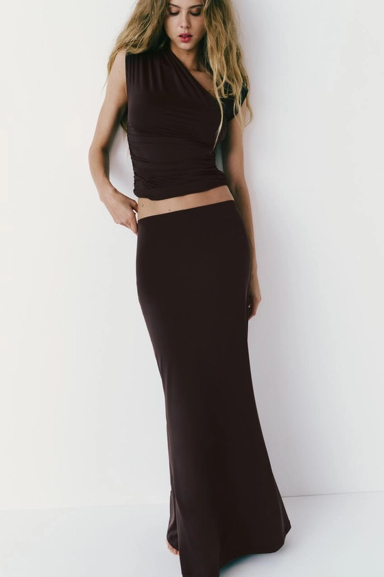 POLYAMIDE LONG SKIRT