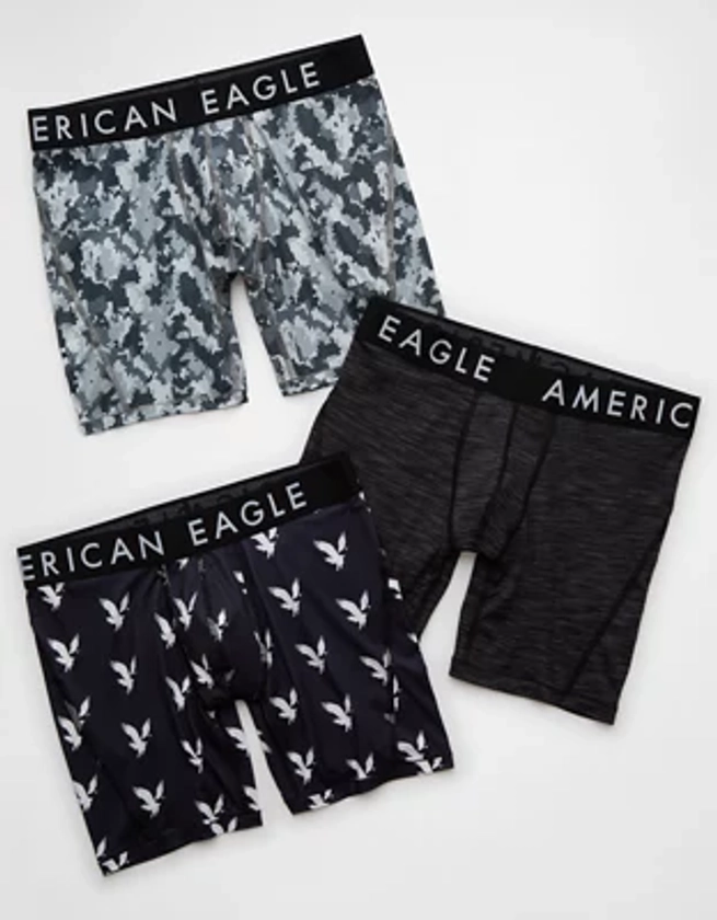 AEO Men's 6" Flex Boxer Brief 3-Pack