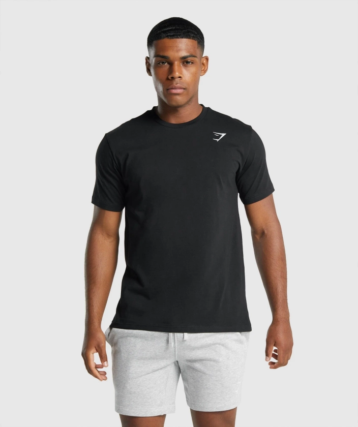 Gymshark Crest T-Shirt - Black