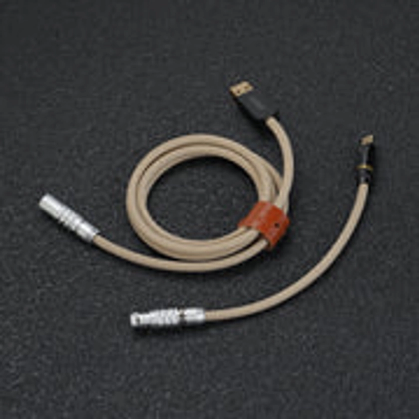 Aviation plug Custom Mechanical Keyboard USB-C Cable