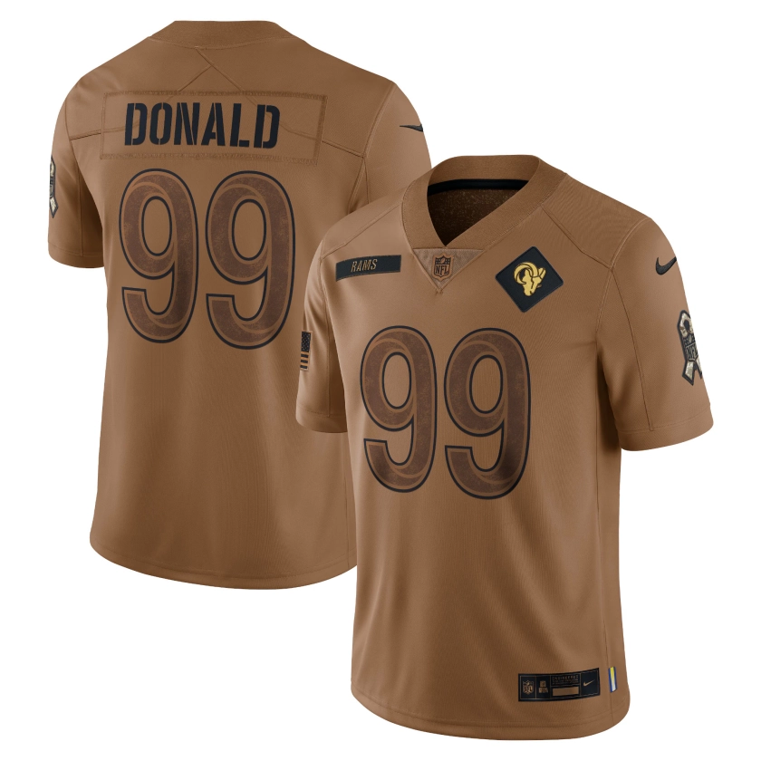 Los Angeles Rams Nike 2023 Salute to Service Jersey - Aaron Donald - Mens
