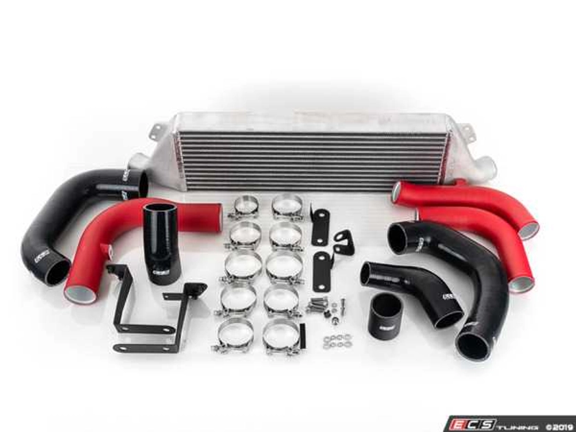 MK7 Front Mount Intercooler Kit - With Red ECS Charge Pipes