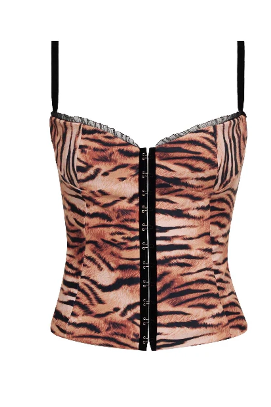 Caroline Corset in Tiger