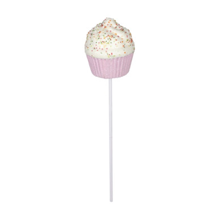 Pink Frosted Cupcake Pick (55cm)