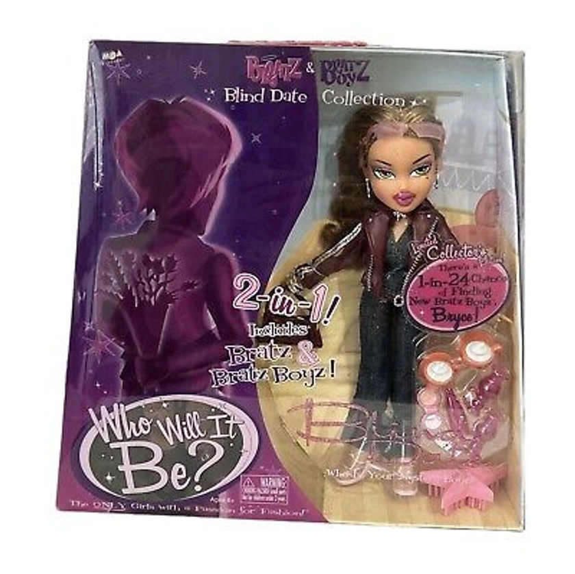 Bratz Boys Secret Blind Date Collection Yasmin Doll 2 in 1 New Rare Bryce LE