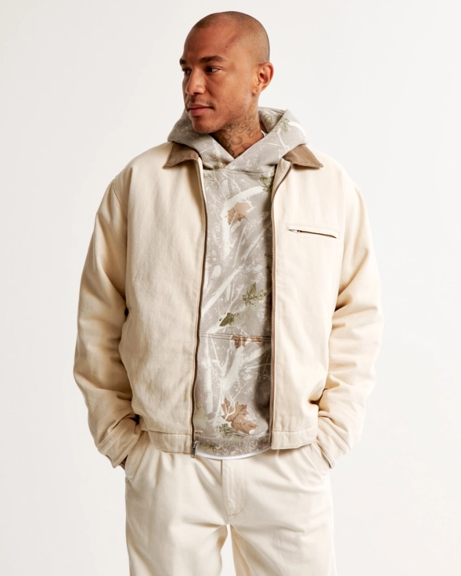 Homme Workwear Lined Jacket | Homme Vestes et manteaux | Abercrombie.com