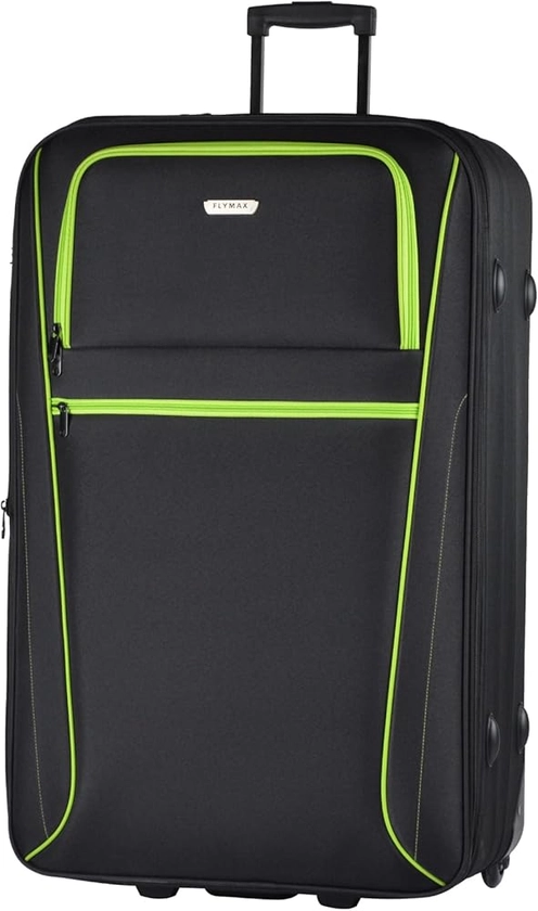 FLYMAX 32" Extra Large Suitcase Lightweight Luggage Expandable Hold Check in Travel Bag on Wheels Lime 129L : Amazon.co.uk: Fashion