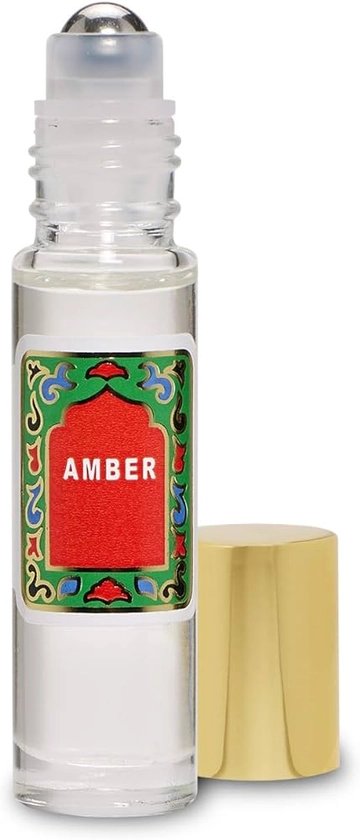 Amber Perfume Oil Roll-On - Alcohol Free Perfumes for Women and Men by Nemat Fragrances, 10 ml / 0.33 fl Oz, Package may vary : Amazon.com.au: Home