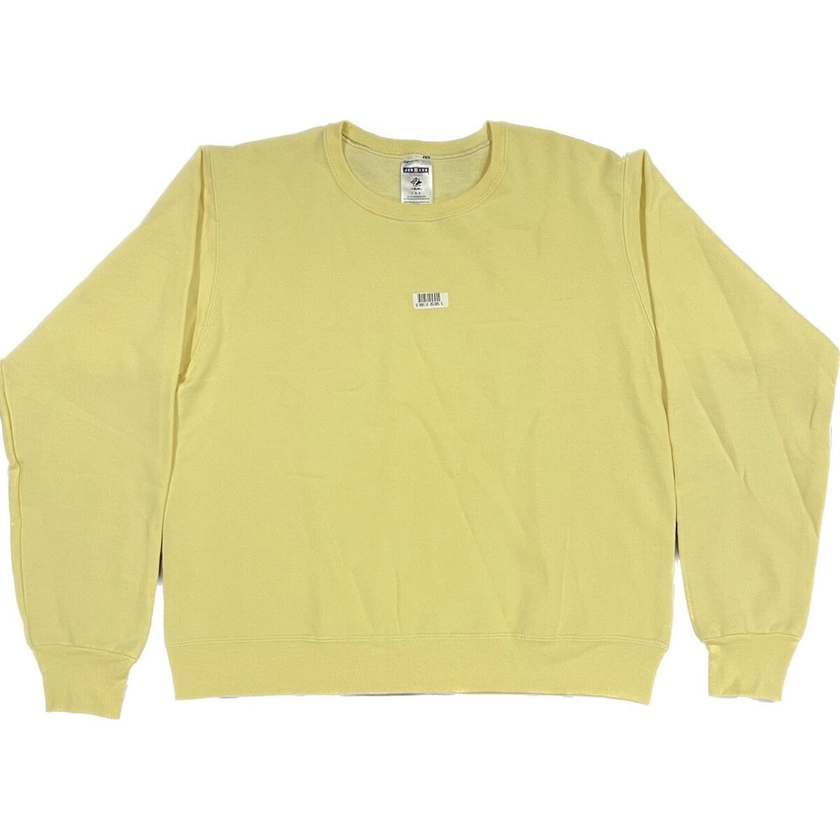 Jerzees Women’s Pullover Sweatshirt, Yellow, Large