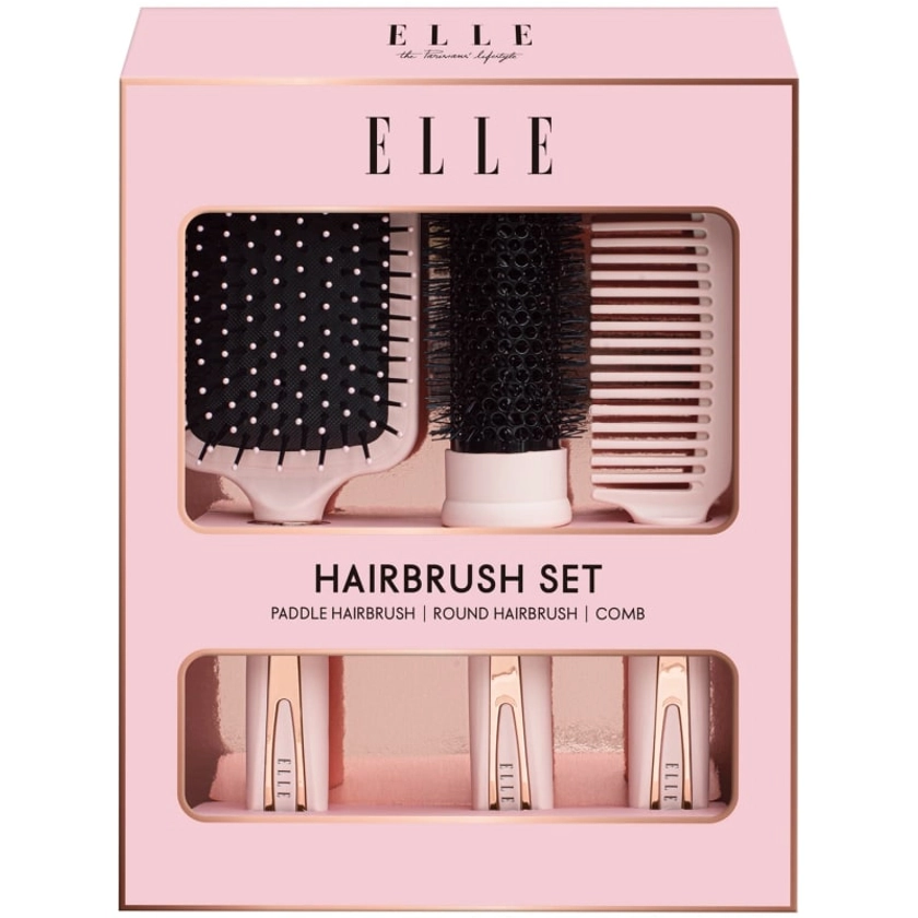 Elle Hairbrush Gift Set 3pc