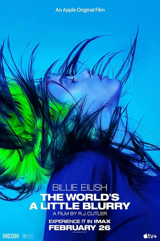 Billie Eilish The World s a Little Blurry 3 Poster A4 - Affiche d'art de film en différentes tailles pour des idées de salon ou de chambre à coucher. Images de films cultes sans frontières Classique