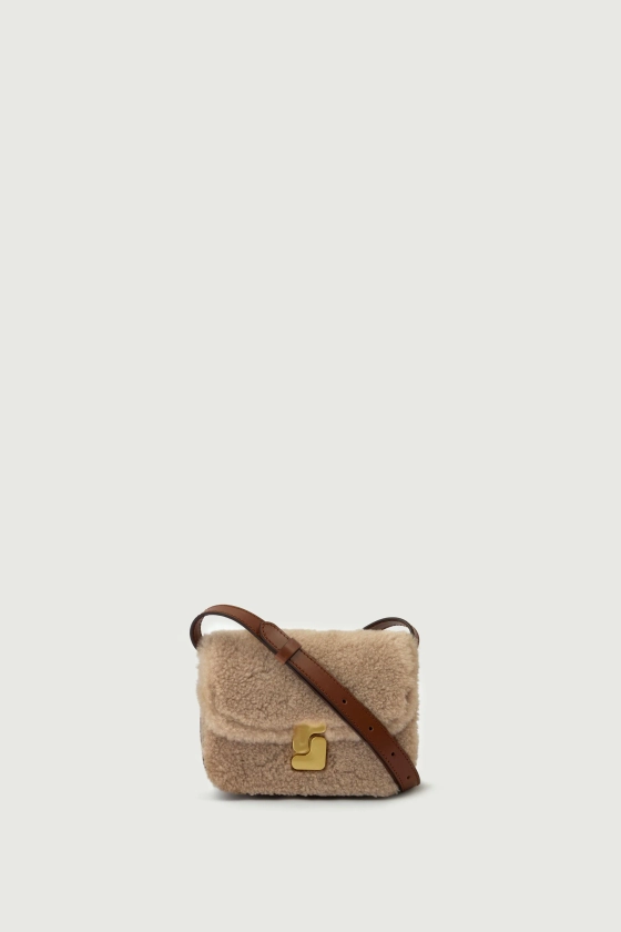 Sac Bell Very Mini - Sable/Noisette - Cuir - Femme