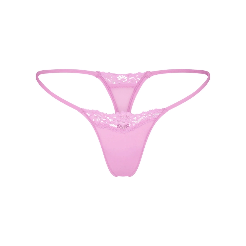 FITS EVERYBODY LACE STRING THONG | PETAL