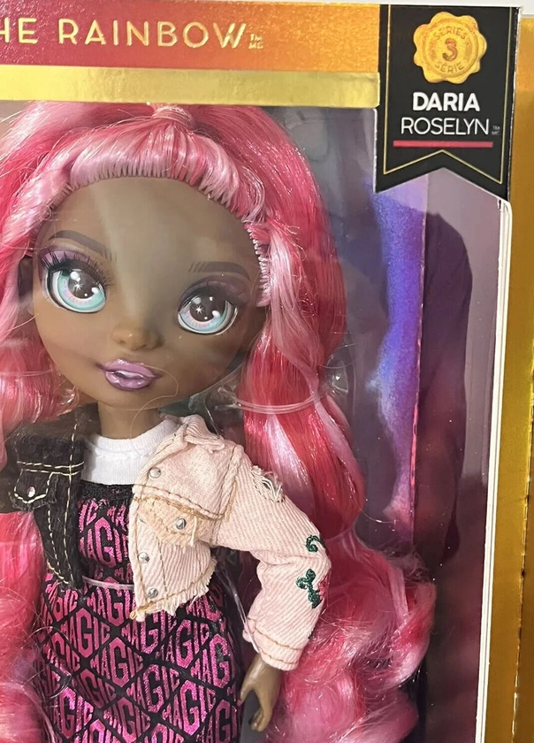 Rainbow High Daria Roselyn Series 3 Doll New In Box Unopened MGA Entertainment