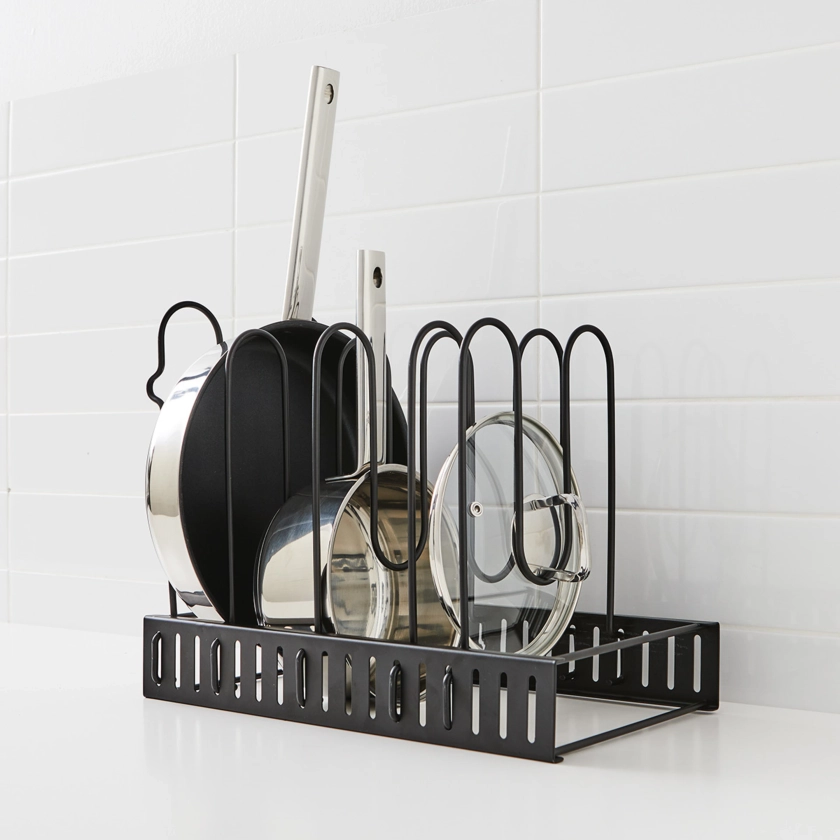 Cookware Storage Rack - Black