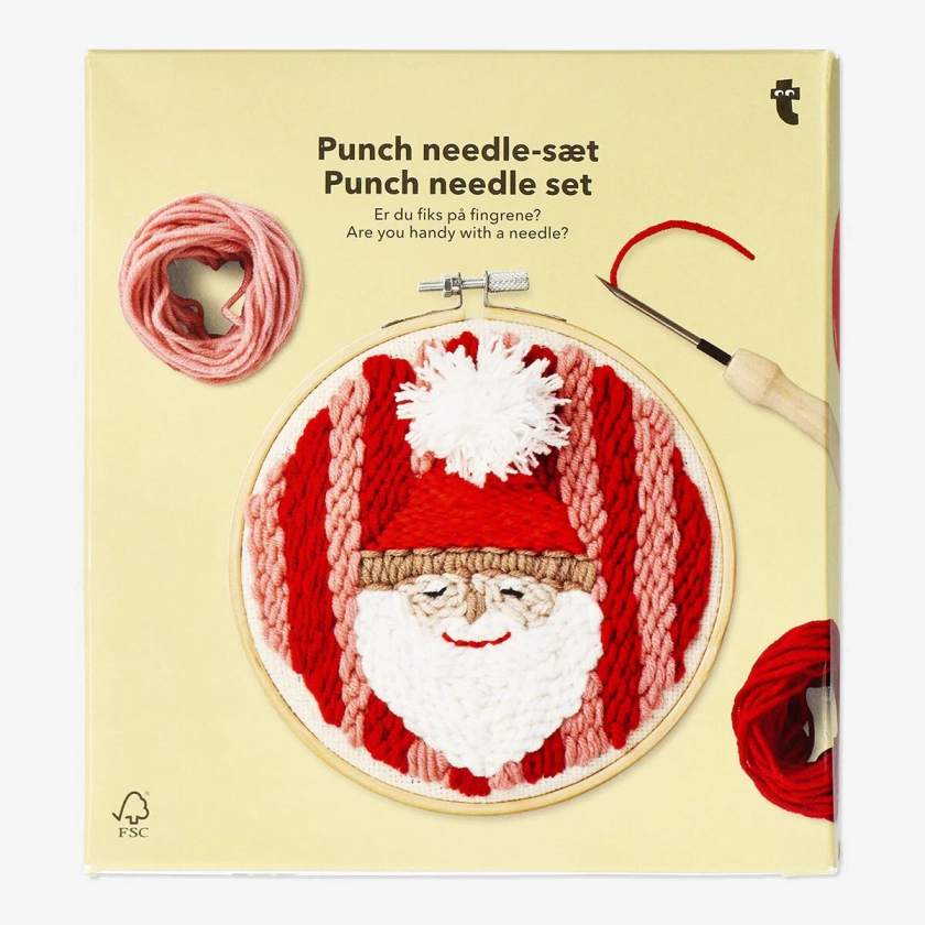 Christmas punch needle set