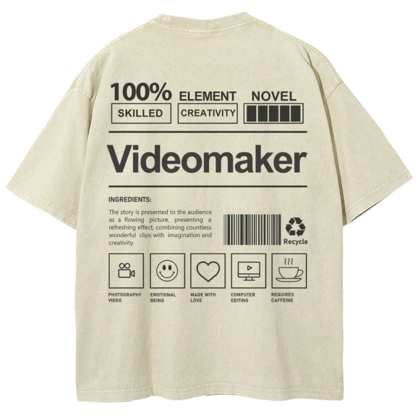 Videomaker Unisex Fit Washed T-Shirt