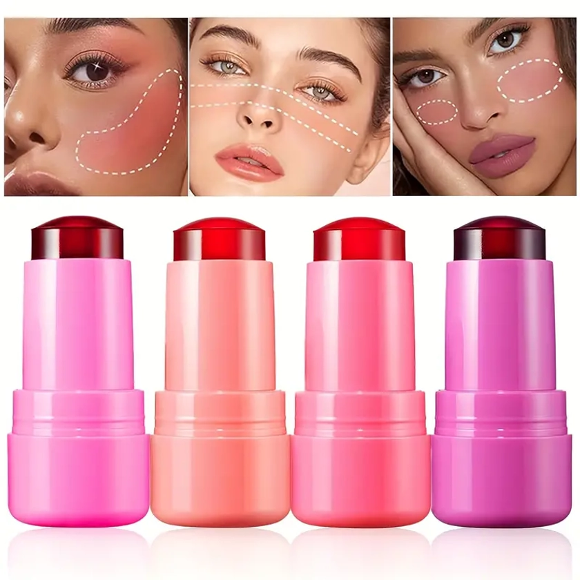 Blush Lip Gloss Stick - Temu