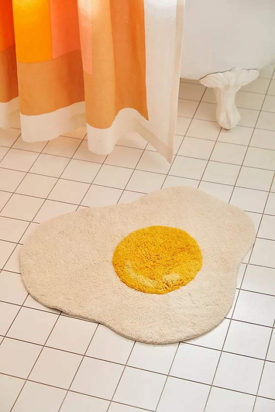 Fried Egg Bath Mat