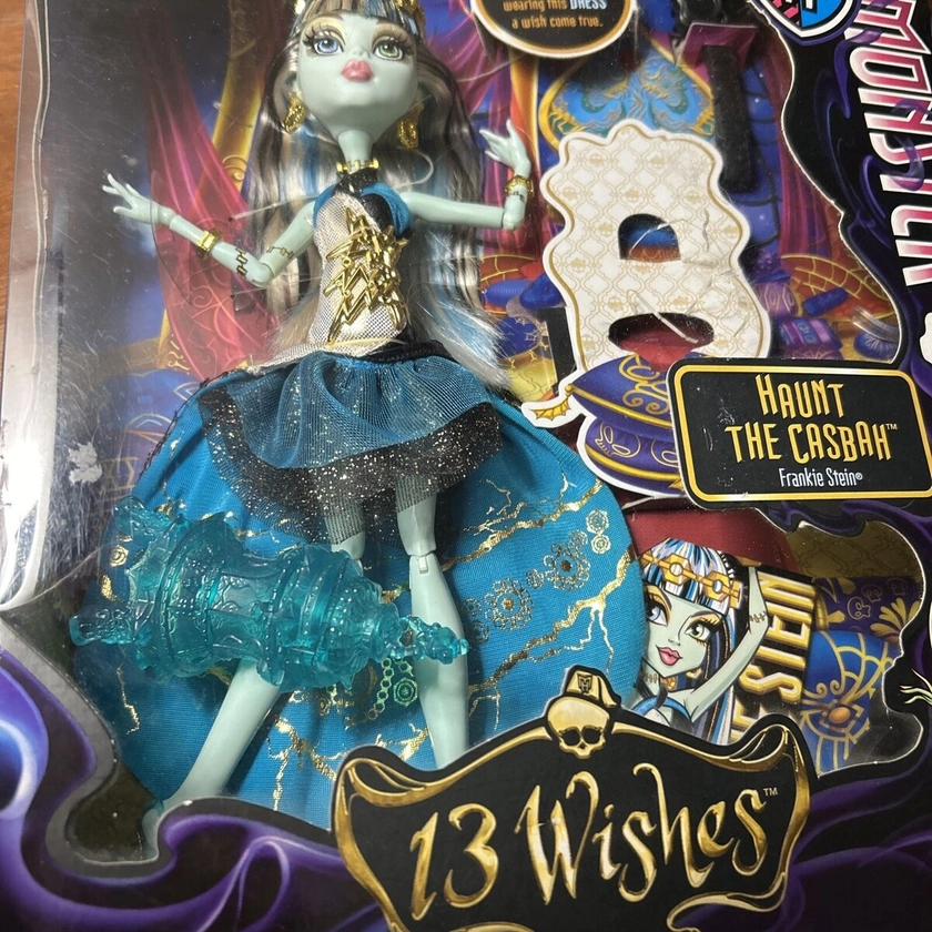 monster high frankie stein 13 wishes doll