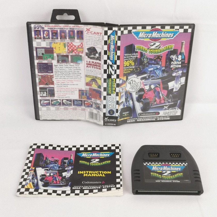 Micro Machines 2 Turbo Tournament Mega Drive Sega Complete PAL