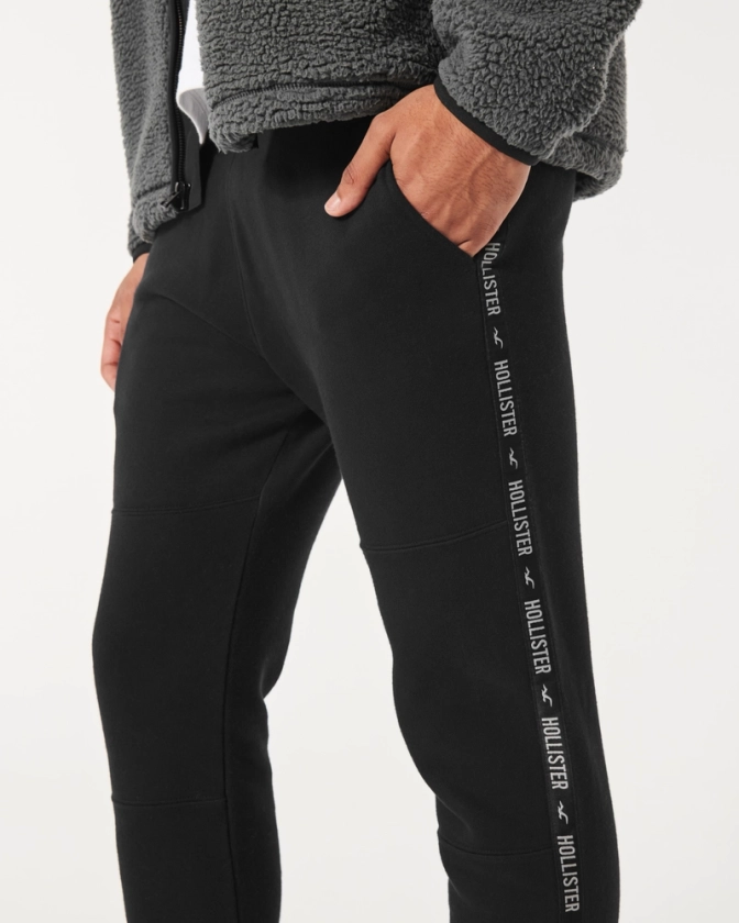 Hollister FLEECE LOGO TAPE JOGGERS