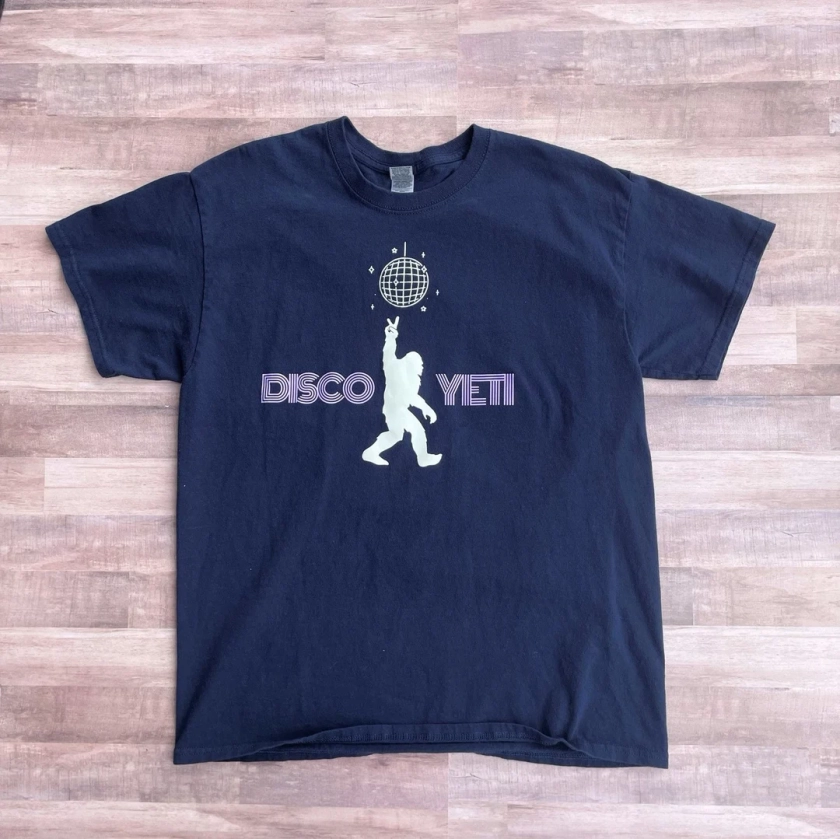 Disco Yeti T-shirt - Etsy