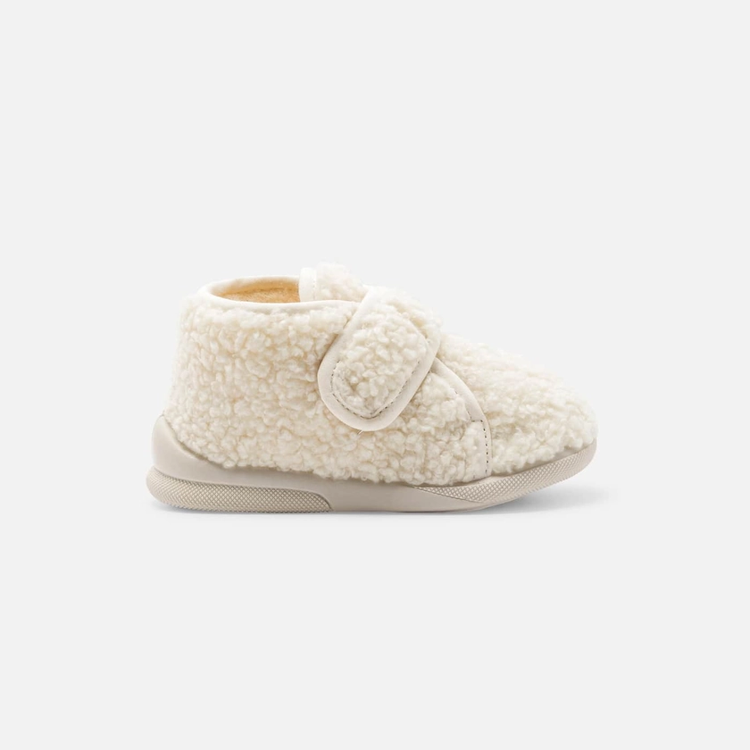 Chaussons bébé en sherpa - Jacadi