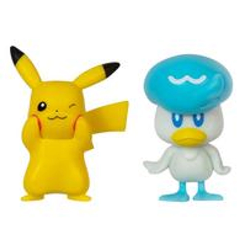 Jazwares Pokemon First Partner Quaxly and Pikachu Battle Set 2-Pack