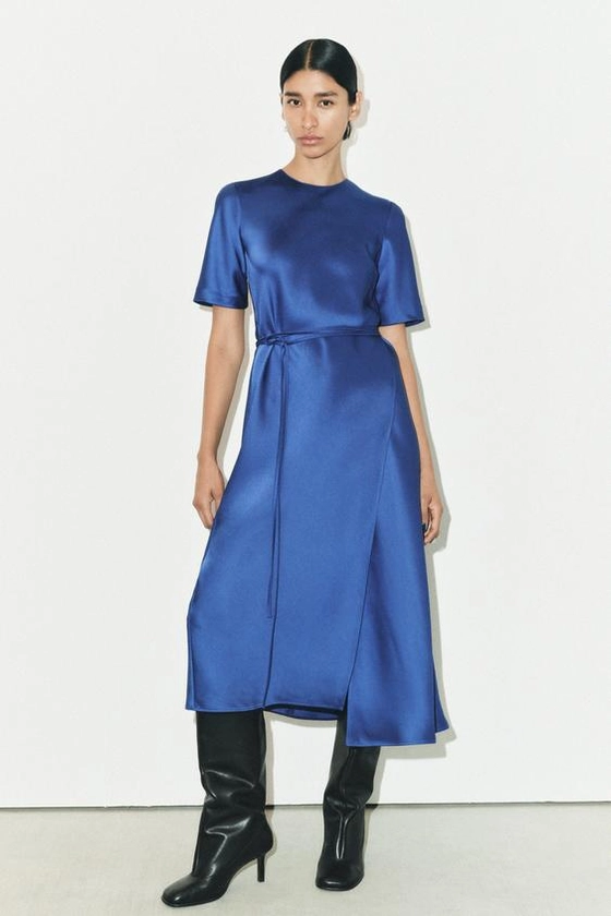 ZW COLLECTION SATIN MIDI DRESS