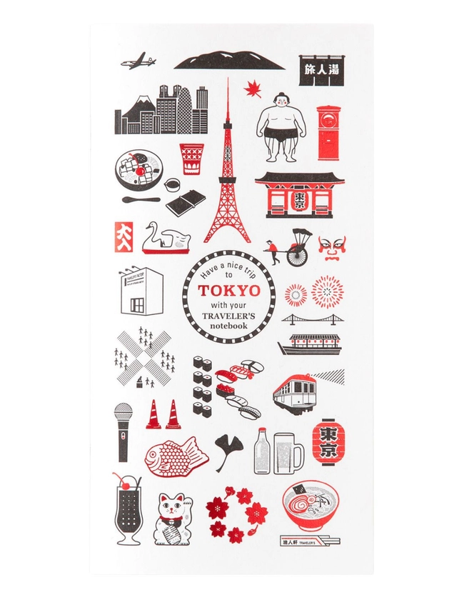 Recharge TOKYO EDITION - Carnet blanc - TRAVELER'S notebook