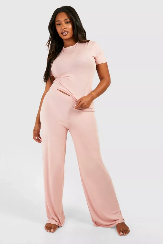 Plus Peached Mix & Match Pj Trouser