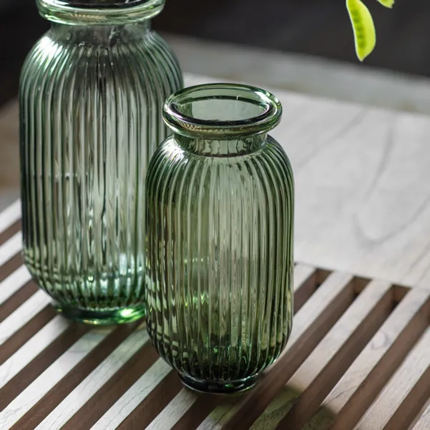 Florella Green Vase