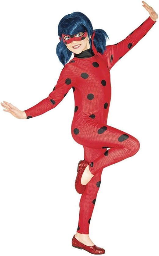 Rubies - Panoplie Classique Miraculous Ladybug - I-640560S - Taille S 3 à 4 ans