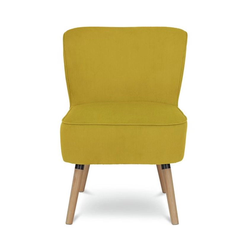 Buy Habitat Eppy Fabric Accent Chair - Yellow | Armchairs and chairs | Argos